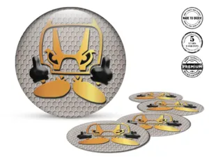 Domed stickers Limited Look Luxury Dome for Cars